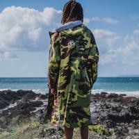 dryrobe Advance Long Sleeve Changing Robe - Camo / Grey Extra Image 8 Preview